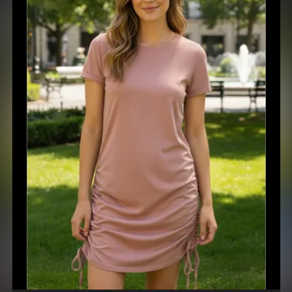 Wild Fable Mauve pink t-shirt Mini dress